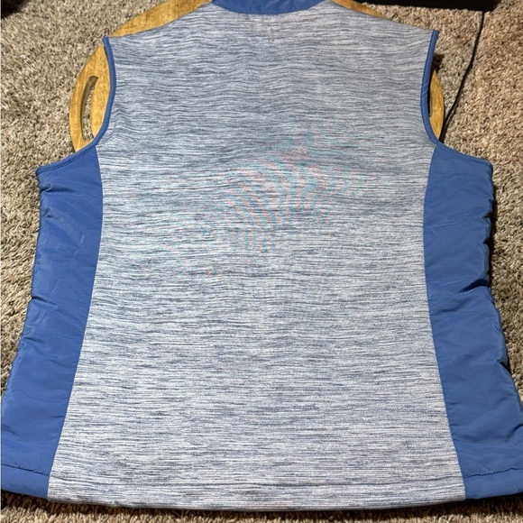 Johnnie-O golf huck top shelf mixed media performance vest medium color lake blu - Picture 3 of 8